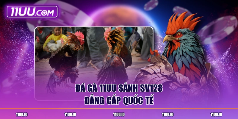 Đá gà 11UU sảnh SV128 đẳng cấp quốc tế