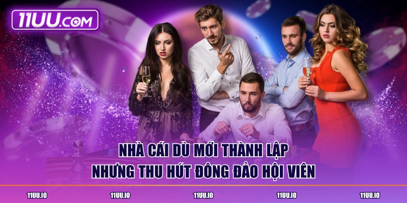 Nhà cái dù mới thành lập nhưng thu hút đông đảo hội viên